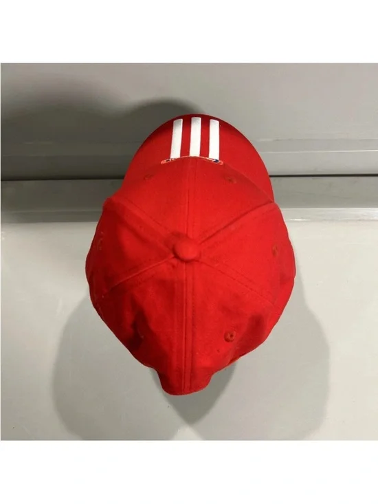 Adidas Arsenal FC Hat Cap Red Strap Back Logo Embroidered Football Soccer Club - Picture 5 of 12